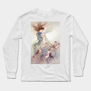 Queen of Them All by Warwick Goble Long Sleeve T-Shirt